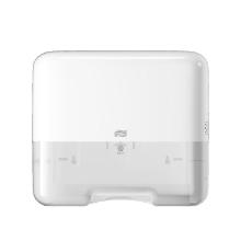 Dispenser Håndklædeark Tork Singlefold/C-fold H3 Mini Plast Hvid product photo