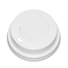 Plastlåg Catersource Ø80 mm Høj Naturhvid Bionedbrydeligt CPLA til kaffebæger product photo
