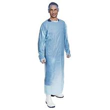 Engangsforklæde med ærmer blå CPE product photo