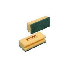 Skuresvamp Vileda High Foam 10 stk 7x15 cm med greb grøn product photo