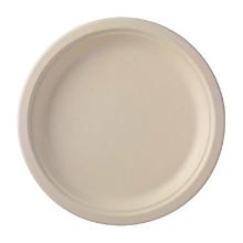 Tallerken rund Ø18 cm med flad kant bagasse Greaseproof FF beige product photo
