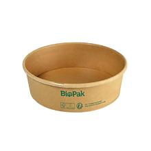 Salatskål rund 500ml Ronda Wide Ø150x45 mm brun pap FSC product photo