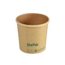 Skål rund 360 ml Ronda Short Ø90x84 mm brun pap FSC product photo