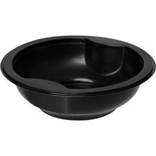 Suppebowl 1-rum 350 ml 153x153x45 mm Ø159 PP Sort product photo