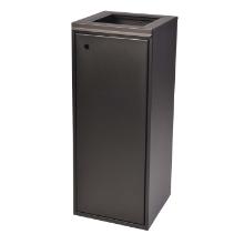 Affaldsstativ Tina Trolleys 100ltr m åbent låg Sort til kildesortering product photo