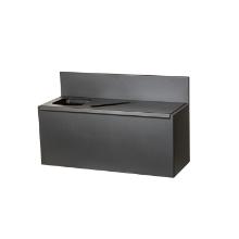 Affaldsstativ V&aelig;goph&aelig;ngt Tina Trolleys 3x15 ltr Sort til kildesortering product photo