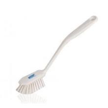 Opvaskebørste medium med skrabekant hvid product photo