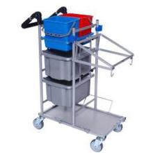 Rengøringsvogn Ergo kompakt fugt med 2 stk. 6 ltr spande product photo