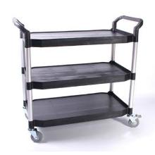 Serveringsvogn L85xB48xH100 alu fiberplast 3 hylder product photo