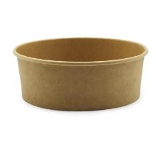 Salatskål rund 1300 ml Ø 185x70 mm PE-belagt Brun product photo