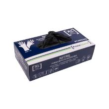 Handske engangs nitril str XL Prime Source STANDARD pudderfri AQL 1.5 sort product photo