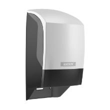 Dispenser toiletpapir Katrin system Til 2 ruller Plast Hvid product photo