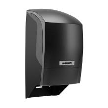 Dispenser toiletpapir Katrin system Til 2 ruller Plast Sort product photo