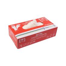 Handske engangs nitril str M STANDARD pudderfri AQL 1.5 Prime Source Hvid product photo