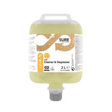 Grundrengøring Sure cleaner/degreaser DVM 2ltr uden parfume/farve plantebaseret product photo
