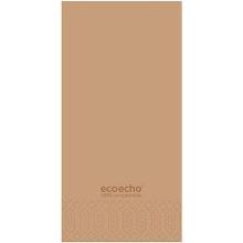 Serviet Duni ecoecho 40x40 cm 2-lag 1/8-fold Brun product photo
