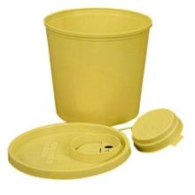Kanylebøtte D900 1500 cc Ø137x125 mm Gul product photo