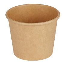 Dressingbæger 90 ml 3 oz Ø62 x 50 mm kraft pap/PE Brun product photo