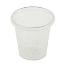 Plastglas 3 cl snapseglas Ø45xH45mm Bionedbrydelig PLA Klar product photo
