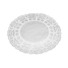 Kagepapir 24 cm Rund Udstanset Hvid product photo