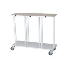 Affaldsstativ 3x60 ltr med låg hvid product photo