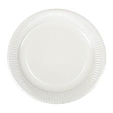 Paptallerken CaterSource Ø23xH1cm FSC clay-coated Hvid product photo