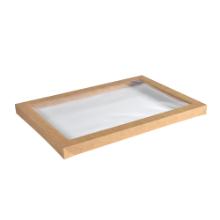 Låg Glance 45.5x31.3x3cm Pap/PLA med vindue Brun product photo