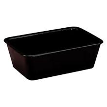 Bakke nudelbakke 750 ml 175x120x52 mm til microovn PP sort product photo