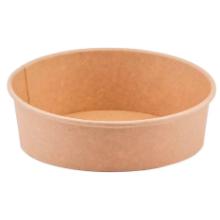Salatskål Catersource Rund 900ml Ø185x50mm Pap/PE Brun product photo