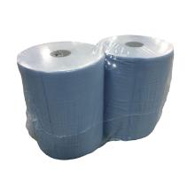 Aftørringsrulle Industri 2 lag Ø29 cm 0,38x360m Genbrug Blå product photo