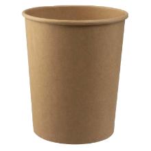 Papbæger Soup-To-Go 960 ml 32 oz Ø115x133 mm Plast på indersiden Brun product photo