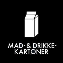 Piktogram Mad- og drikkekarton 120x120 mm hvid uden baggrund product photo