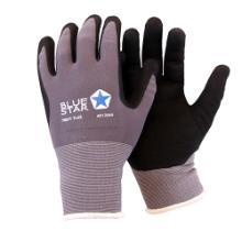 Handske BlueStar Tight Flex str. 10 nylon med nitril- og PPU bel&aelig;gning product photo