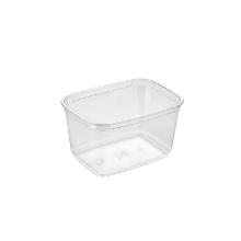 Plastbæger M68-75 Rektangulær 750ml 141.3x104.3x79.8mm APET Klar product photo