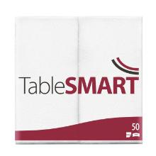 Serviet TableSMART airlaid 40x40 cm 1/8 fold Hvid product photo