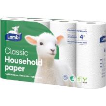K&oslash;kkenrulle Lambi Classic 2-lag L12.33m Svanem&aelig;rket Hvid product photo