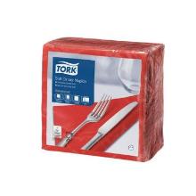 Serviet Tork 39x39cm 3-lag R&oslash;d product photo