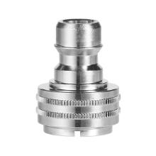 Koblingsnippel (Q) med 1/2 & 3/4 tommer- & M22mm indvendig gevind til vandhane product photo