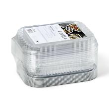 Alubakke Ready2Cook 750 ml 178x136x45 mm med Apet plastl&aring;g 10 s&aelig;t sampak product photo