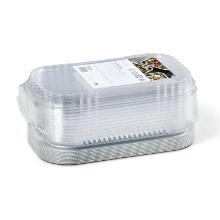 Alubakke Ready2Cook 964 ml 234x138x43 m med Apet plastl&aring;g 10 s&aelig;t sampak product photo