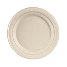 Tallerken rund Ø17cm Bagasse FF natur brun product photo