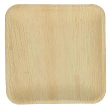Tallerken Verive palmeblad firkantet 24x24xH2.5cm natur product photo