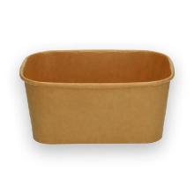 Bæger Verive rektangulær 1000ml 172x120x75mm bionedbrydelig PAP/PLA brun product photo