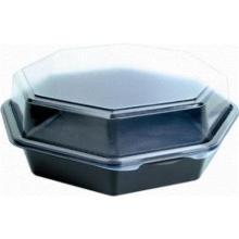 Multiboks 1 rum med låg sort/klar 230x230x80 mm octaview product photo