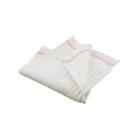 Karklud vævet ubleget 5 stk. 32x36 cm bomuld med rød stribe product photo