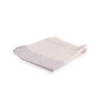 Gulvklud vaffelvævet med forstærkning 50x50 cm ubleget med blå midte product photo