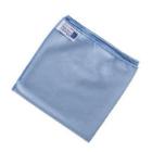 Microfiber glasklud 40x40 cm tørrer fnug- og stribefrit op blå product photo
