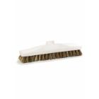 Gulvskrubbe Hvid plast 30 cm stiv med gevind product photo