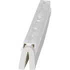 Erstatningsgummi 40 cm til gulvskraber hvid med fingerknap product photo