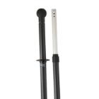 Activa teleskopskaft 100-170 cm bevægelig gummikugle sort product photo